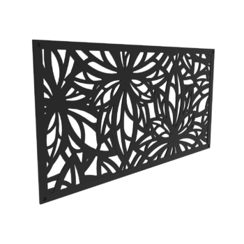 Freesia decorative screen panel silo angle